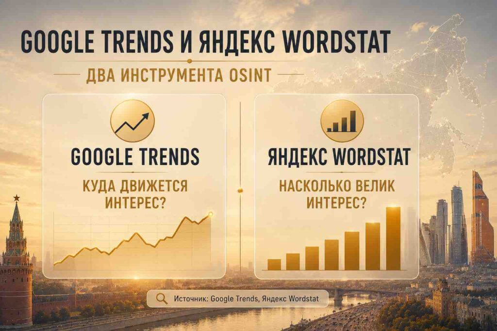 Google Trends и Яндекс Wordstat: анализ поискового интереса