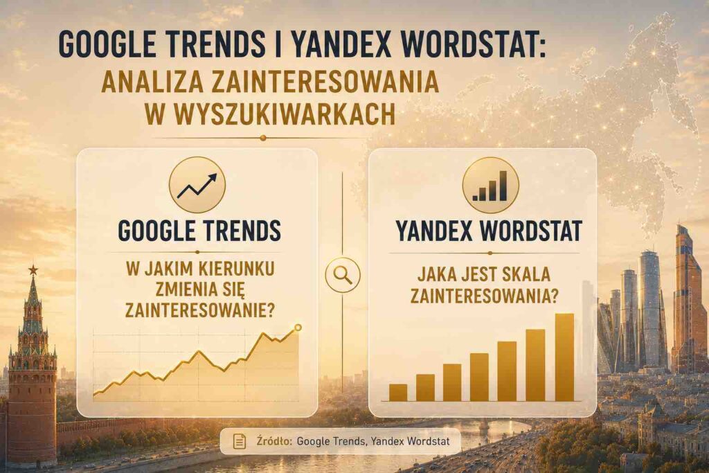Google Trends i Yandex Wordstat: analiza zainteresowania w wyszukiwarkach